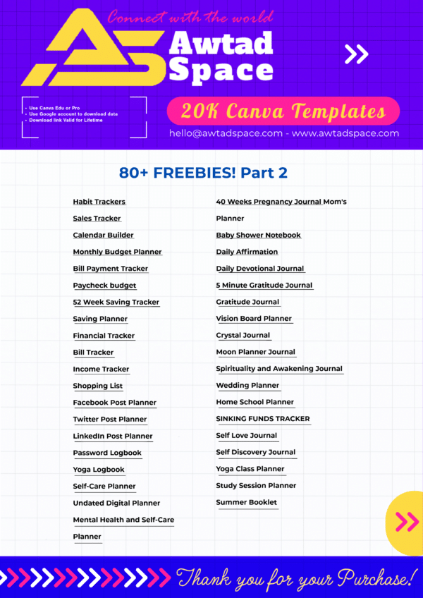 Canve Templates : 20,000 قالب Canve Templates