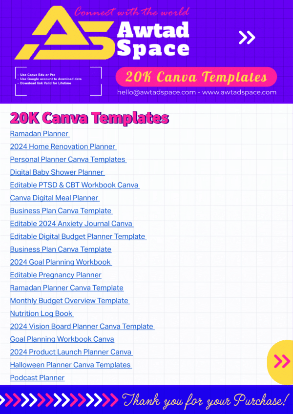 20K Canva Templates